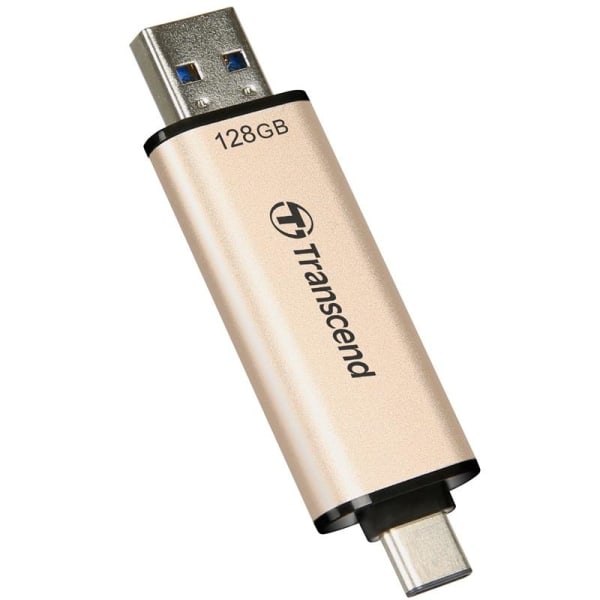 Transcend USB-minne JF930C 2-i-1 (USB3.2/USB-C) 128GB