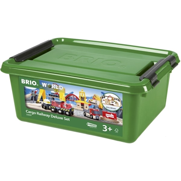 BRIO World 33097 - Frakt- och järnvägsset Deluxe