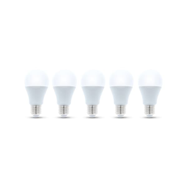 LED-lamppu E27, A60, 10W, 230V, 3000K 5-pack, Lämmin valkoinen