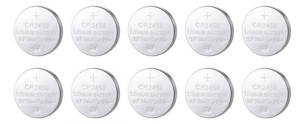 DELTACO Ultimate Lithium-batteri, 3V, CR2450 knappcell, 10-pack