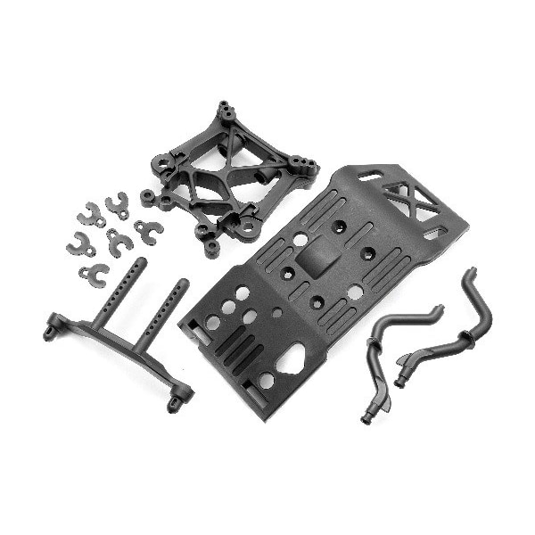 Skid Plate/Body Mount/Shock Tower Set