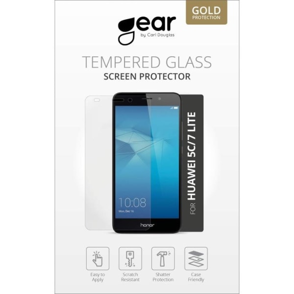 GEAR Härdat Glas 2.5D Huawei Honor 5C/7 Lite Transparent