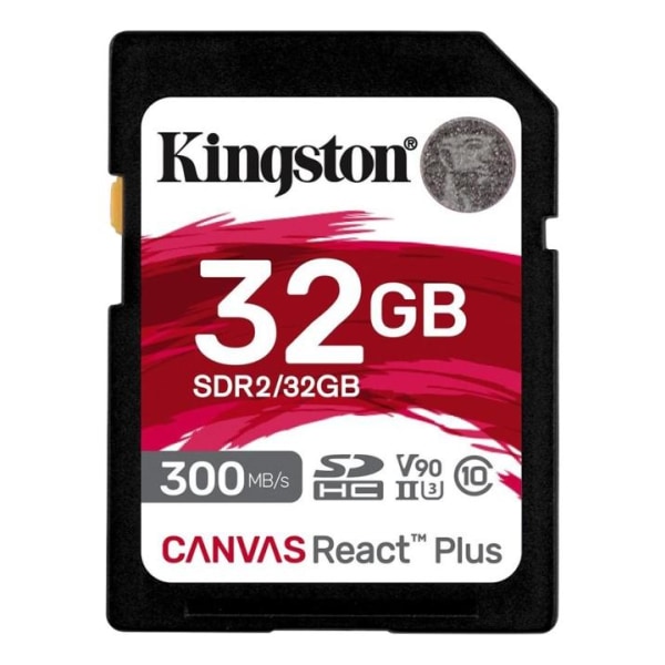 kingston 32GB Canvas React Plus SDHC UHS-II