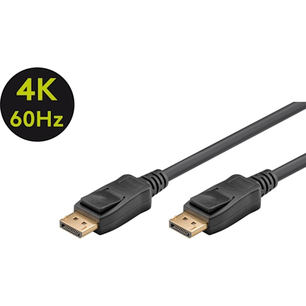 Goobay DisplayPort™-anslutningskabel Displayport™ plugg > Displayport™ plugg, 5 m