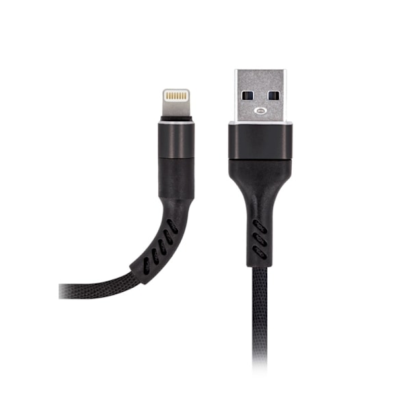 MXUC-01 Lightning-Kabel (2A) Fast Charge, Svart