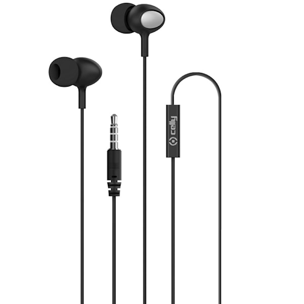 Celly Hörlurar In-Ear Kabel 3,5 mm UP300 Svart Svart