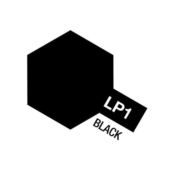 Tamiya Lacquer Paint LP-1 Black (Gloss) Svart