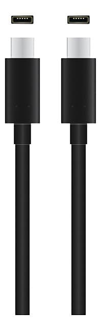 QNECT Thunderbolt 3 uros - USB tyyppi C uros, 0,5 m