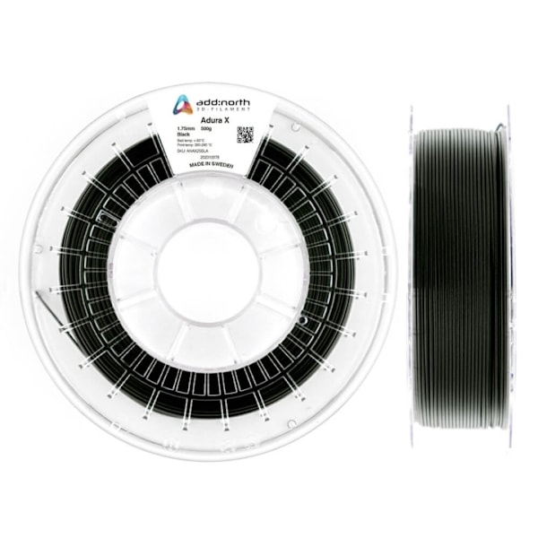 ADDNORTH Filament Adura X 1.75mm 500g Sort