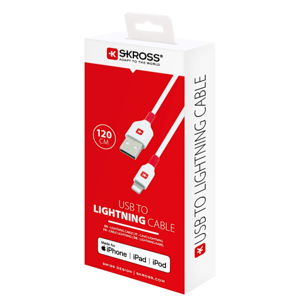 SKROSS USB-Lightning-kaapeli - 120 cm