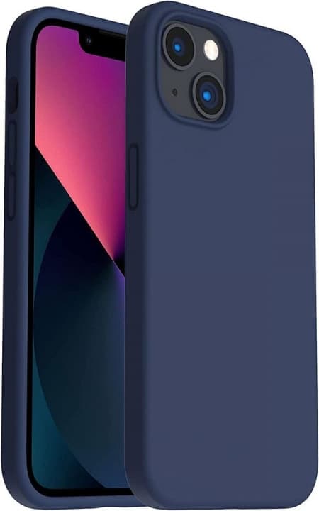 Silikonikotelo iPhone 14 Plus - tummansininen Blå