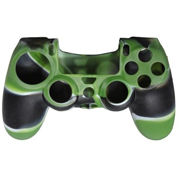 Silikongrepp för handkontroll, Playstation 4, Kamoflage Grön