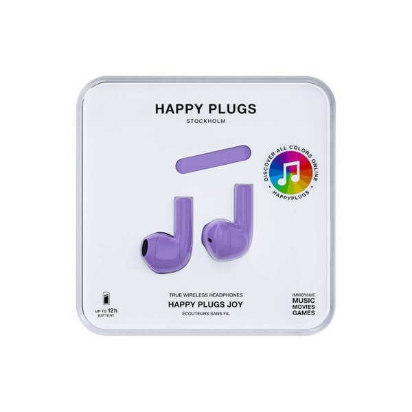 HAPPY PLUGS Joy Hovedtelefoner In-Ear TWS  Lilla Lila