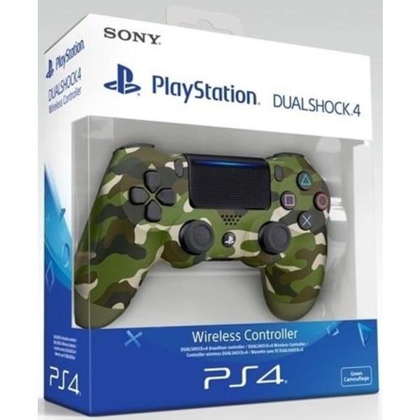 Sony DualShock 4 V2 (PS4) (Original) Grön kamoflage