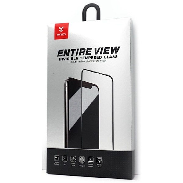 Mr. Yes Skærmbeskytter i hærdet glas til iPhone XS Max med 3D-beskyttelse Transparent