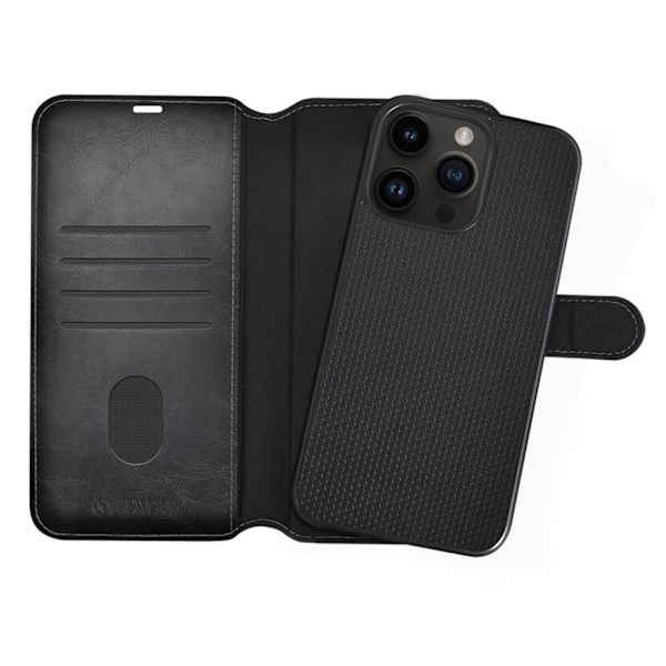 Champion 2-in-1 Slim wallet för iPhone 14 Pro Svart