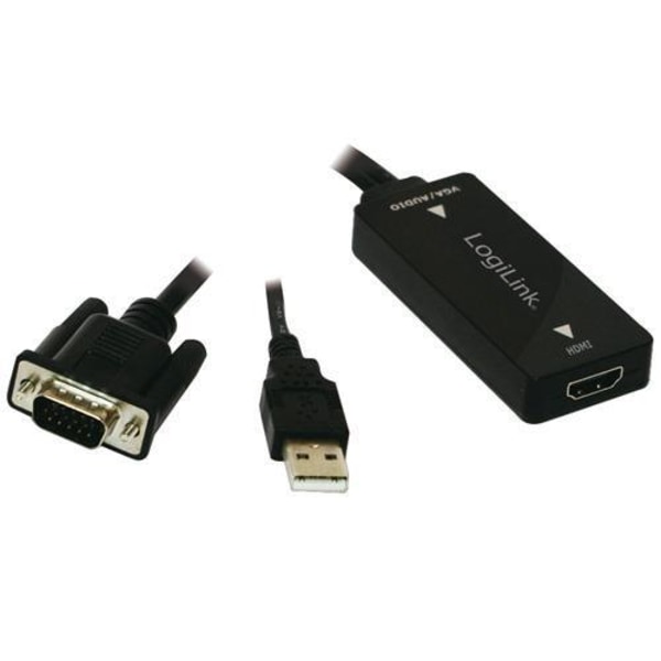 LogiLink VGA + USB-ljud -> HDMI (CV0060)