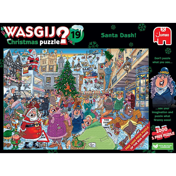 Wasgij jul 19 - pussel, 2 x 1000 bitar