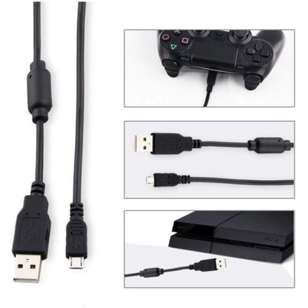 USB Laddkabel till PS4/PS4 Slim/PS4 Pro