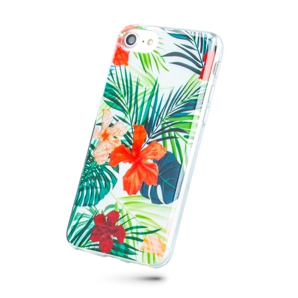 Skal till iPhone XS Max - Palm leafs Transparent