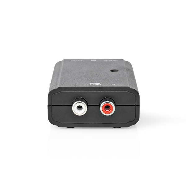 Nedis Digital Audio Omvandlare | Tvåvägs | Anslutningsingång: 1x S/PDIF (RCA) Hona / 1x TosLink Hona | Anslutningsutgång: 2x RCA Hona | ARC | Instrukt