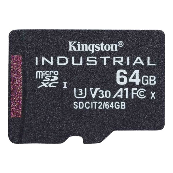 kingston 64GB microSDXC Industrial C10 A1 pSLC Card w/o Adapter