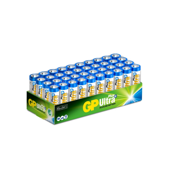 GP Ultra Plus Alkaline AA 40-pak (S)