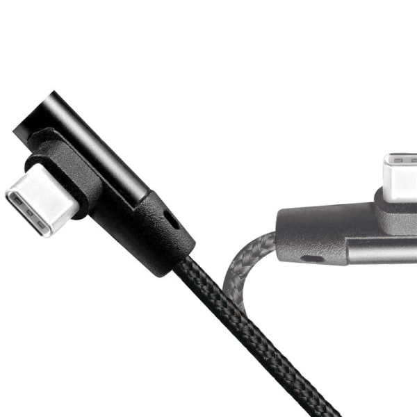 LogiLink Vinklad USB-C-kabel USB 2.0 Max 3A 1m
