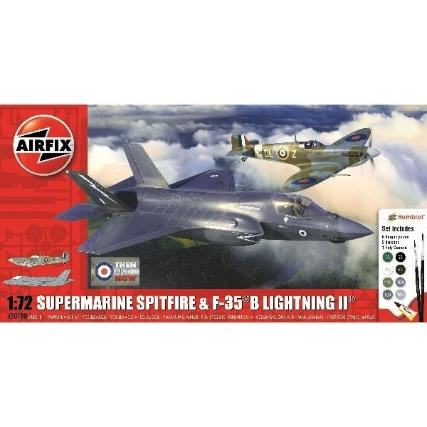 AIRFIX 'Then and Now' Spitfire Mk.Vc & F-35B Lightning II