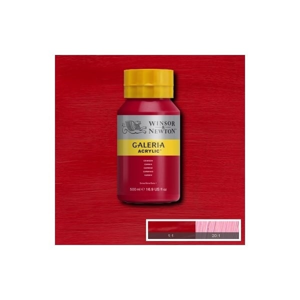 WINSOR Galeria Acrylic 500Ml Crimson 203