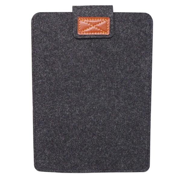 11\" tommer computer sleeve i stilfuldt uld, Grå