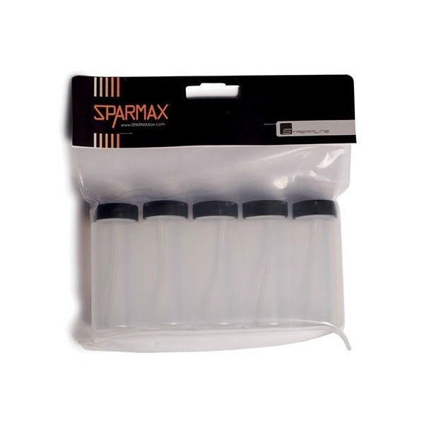 SPARMAX Plastic bottle w/flat cap 80cc 5pcs #31