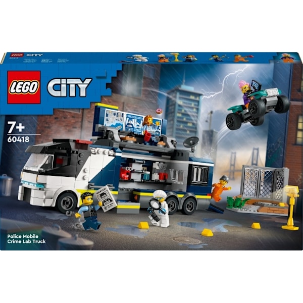LEGO City Police 60418  - Poliisin rikoslaboratorioauto