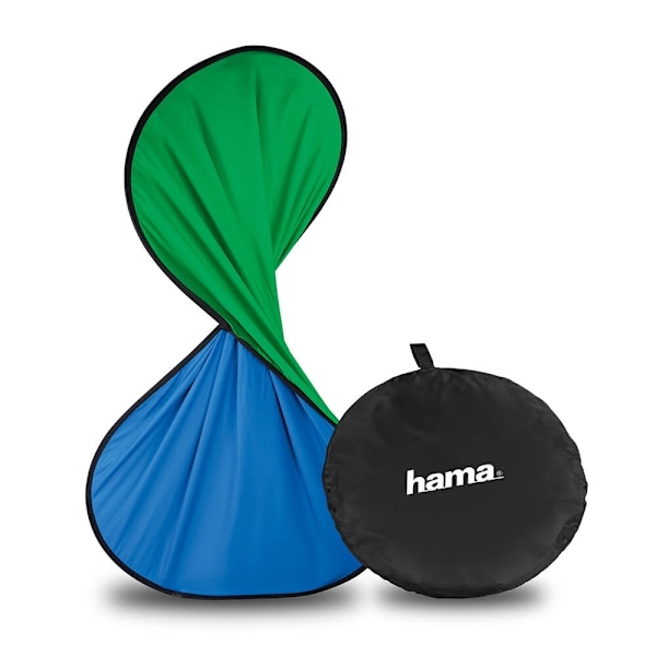 Hama Foldbar Baggrund 2-i-2 Grøn/Blå 150x200 cm