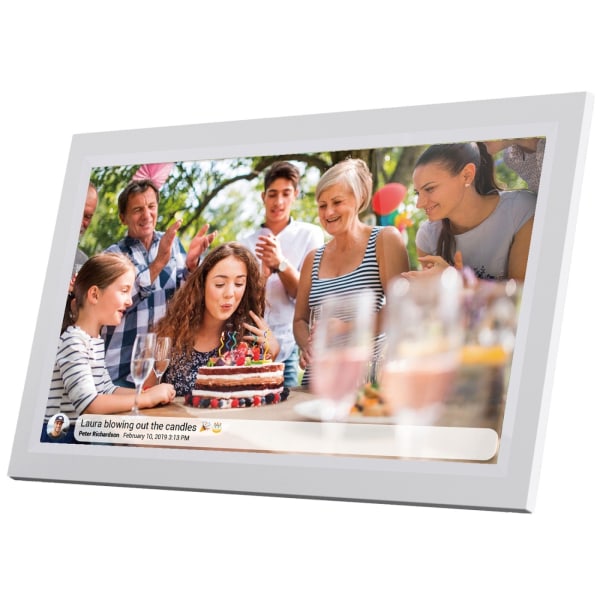 Denver PFF-1503W 15.6" FULL HD digital Wi-Fi photoframe with FRAMEO photo software White