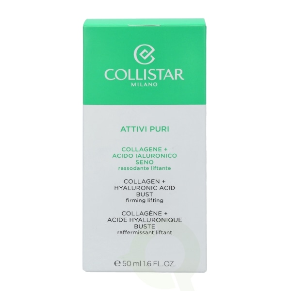 Collistar Pure Actives Coll.+Hyaluronsyre Bust 50 ml Opstrammende/