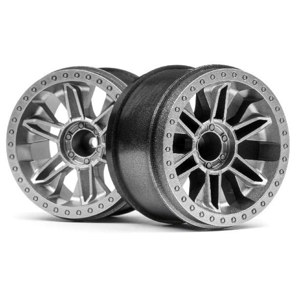 HPI 6-SHOT ST WHEEL (SILVER/2PCS)