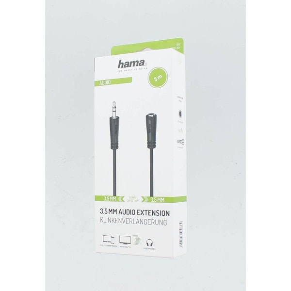 Hama Cable Audio 3.5mm-3.5mm Extension 3.0m