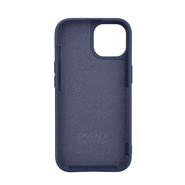 Onsala Back Sil Touch Recycled MagSerie iPhone 15 Dark Blue Blå