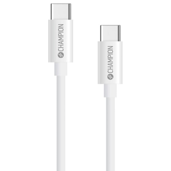 Champion USB-C Kabel 60W 1m Hvid