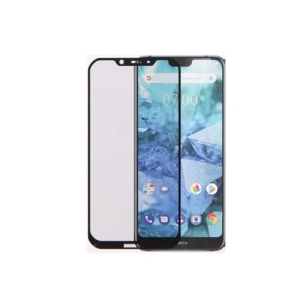 GEAR Karkaistu lasi 2.5D Nokia 7.1 Transparent