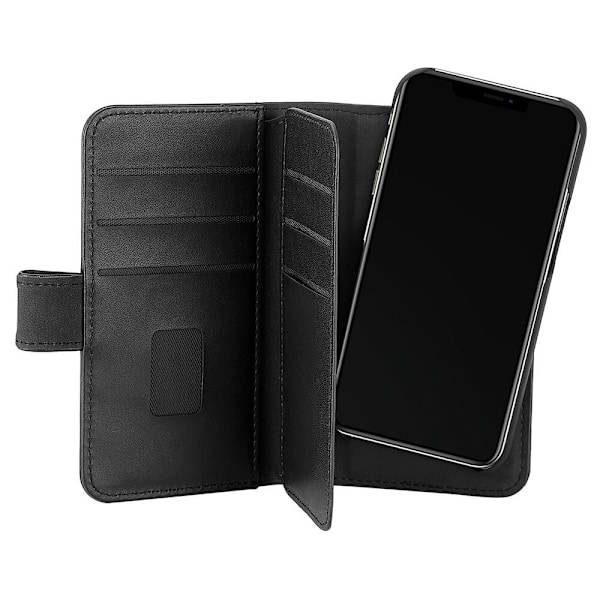 GEAR Wallet 2-i-1 7 Kortrum Sort - iPhone 13 Mini Svart