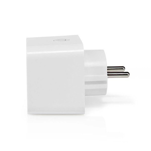 Nedis SmartLife Smart Plug | Wi-Fi | IP21 | Effektmåler | 3680 W | Type F (CEE 7/3) | 0 - 55 °C | Androidâ„¢ / IOS | Hvid | 1 stk
