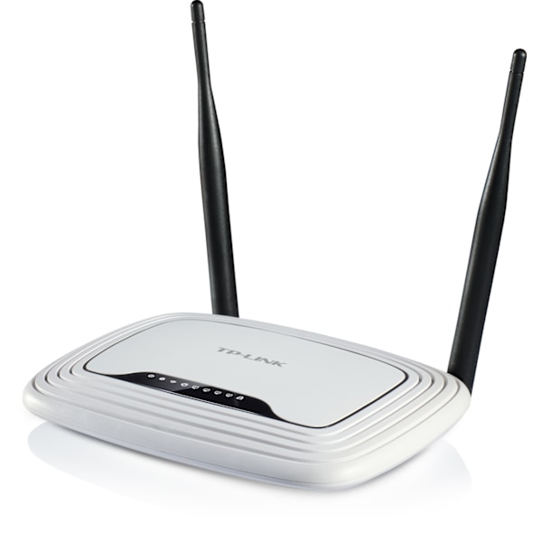 TP-LINK, trådløs router med 4-ports switch, 300Mbps, 802.11b/g/n, hv