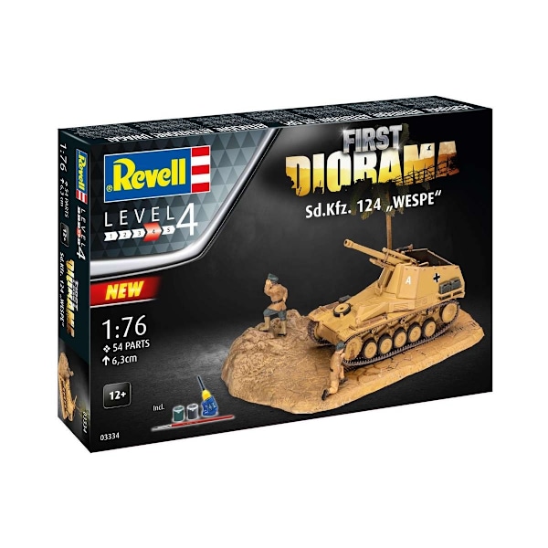 Revell First Diorama Set - Sd.Kfz. 124 Wespe 1:76