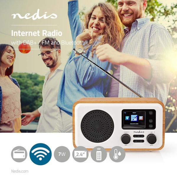 Nedis Internet Radio | Pöytämalli | Bluetooth® / Wi-Fi | DAB+ /