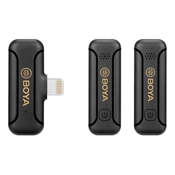BOYA Trådløst mikrofonsystem x2 BY-WM3 för Iphone iOS, Lightning