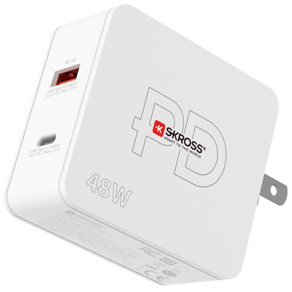 SKROSS Multipower 2 Pro+ US 1xUSB-C PD 1xUSB-A 48W