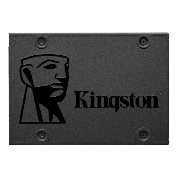 Kingston 2,5" SSD-levy A400, 480 GB, SATA3 6Gb/s, musta