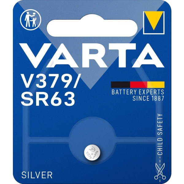Varta V379/SR63 hopeakolikko 1 kpl